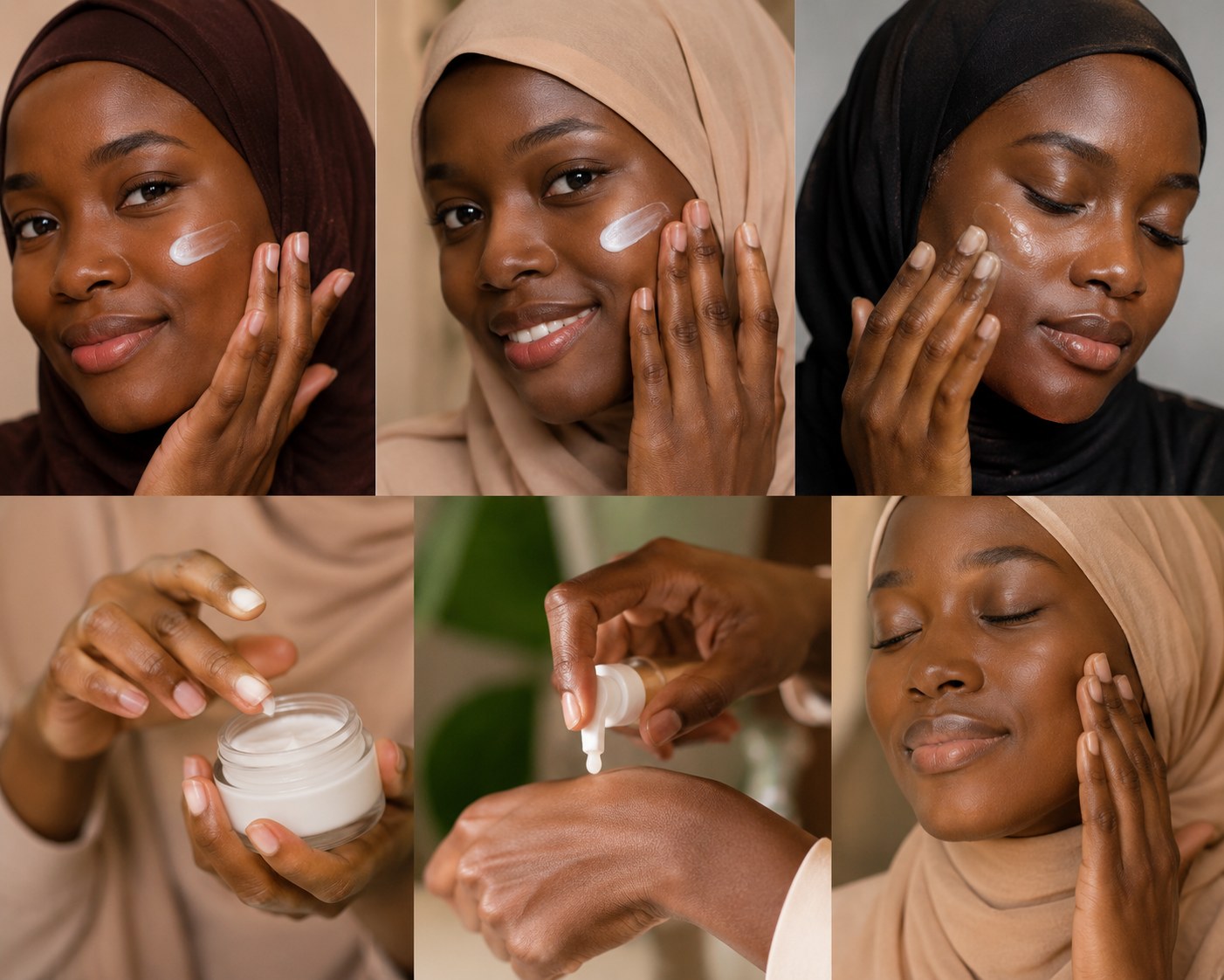 Femmes africaines appliquant la crème BaobabGlow - soins peau naturelle Sénégal